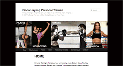 Desktop Screenshot of fionahayestraining.com